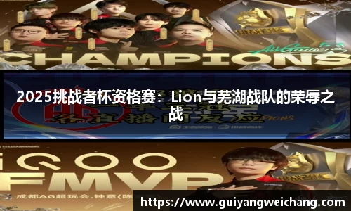 2025挑战者杯资格赛：Lion与芜湖战队的荣辱之战